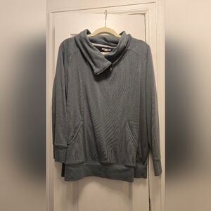 Maurices Gray Cowl Neck Sweatshirt